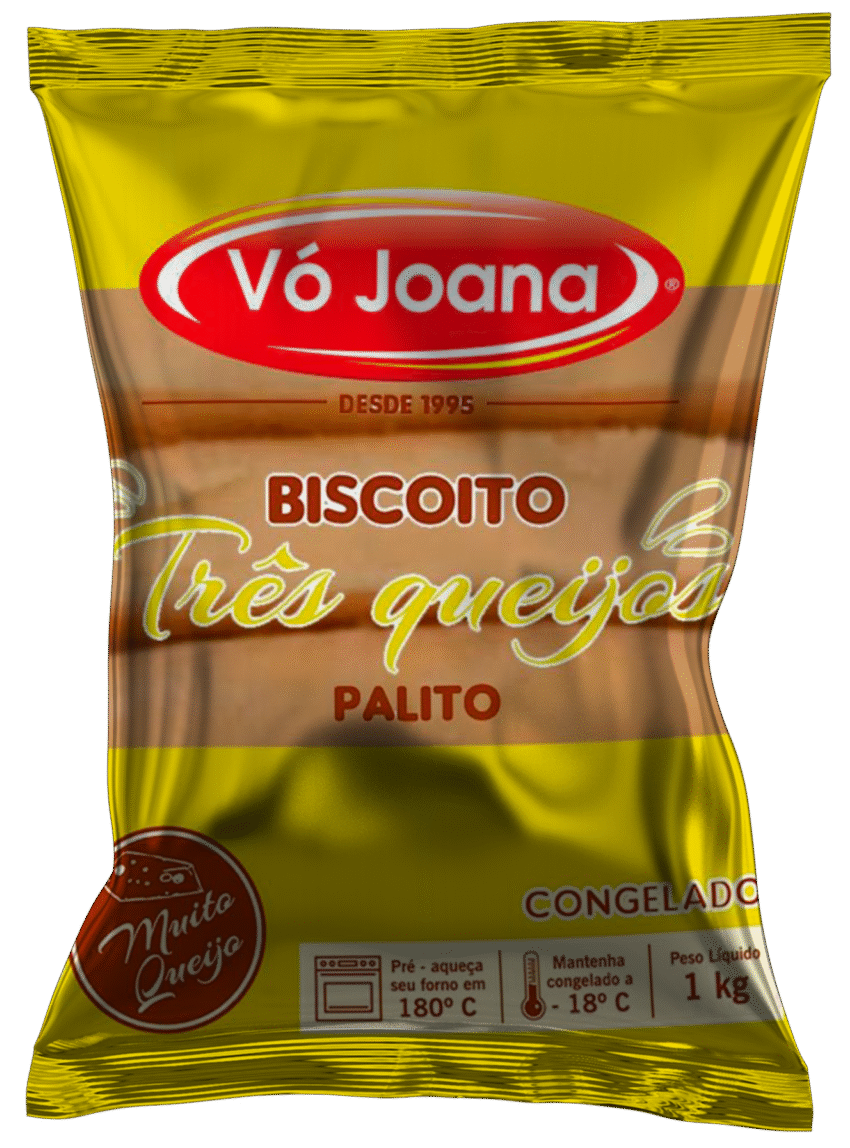 Biscoito de Queijo Vó Joana – Palito Três Queijos