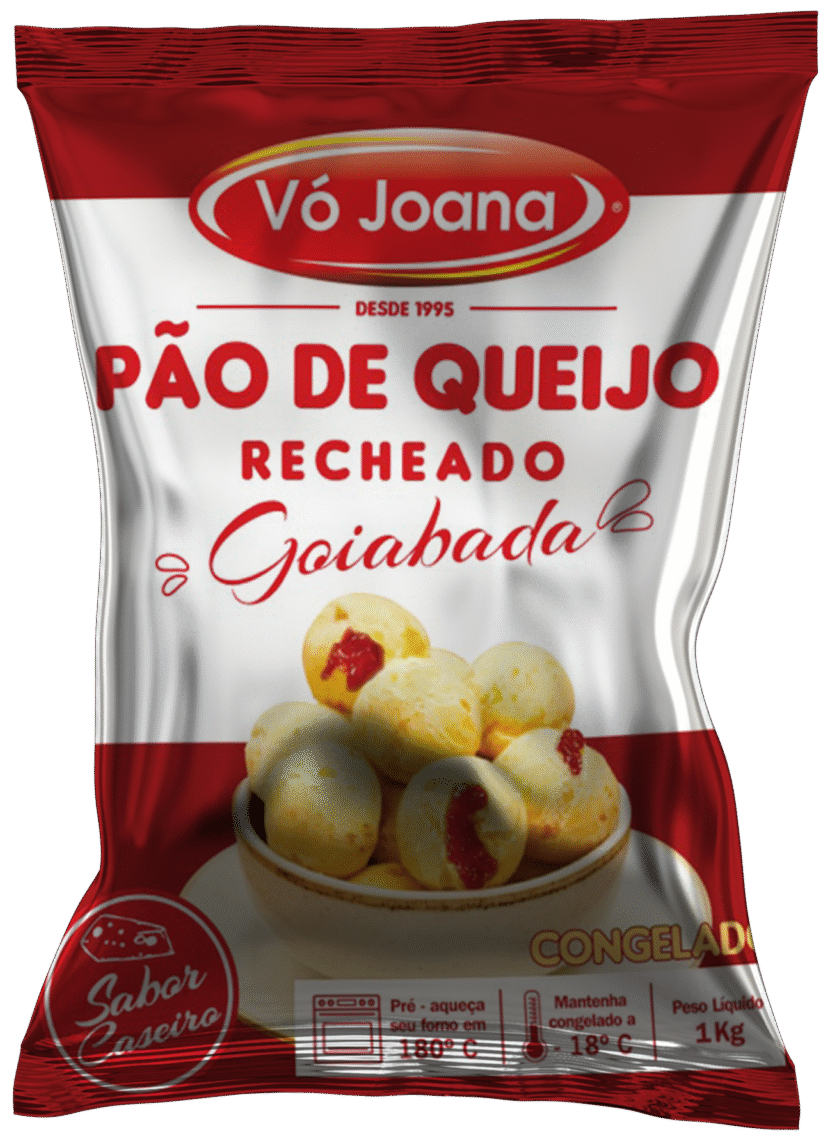 Pão de Queijo Recheado Vó Joana – Goiabada