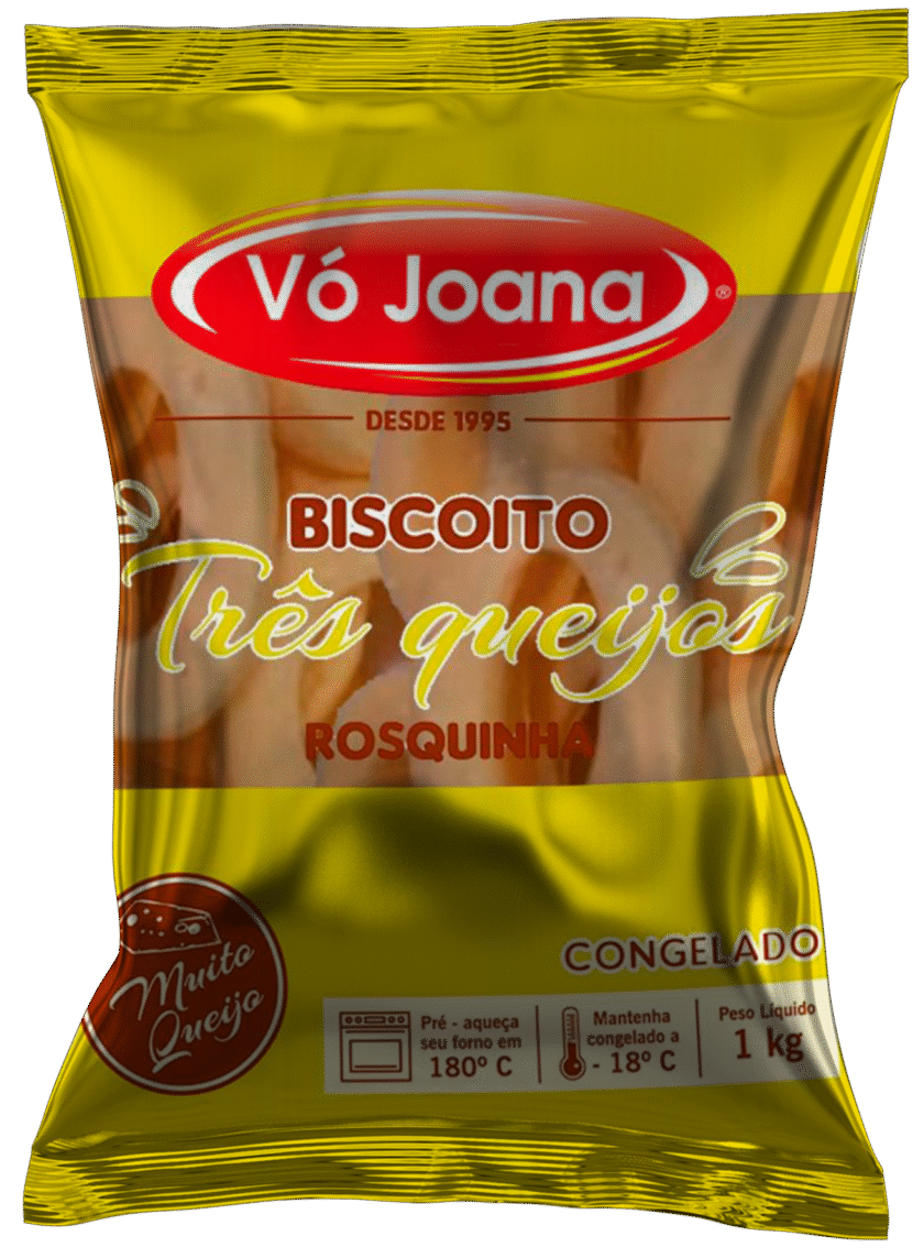 Biscoito de Queijo Vó Joana – Rosquinha Três Queijos
