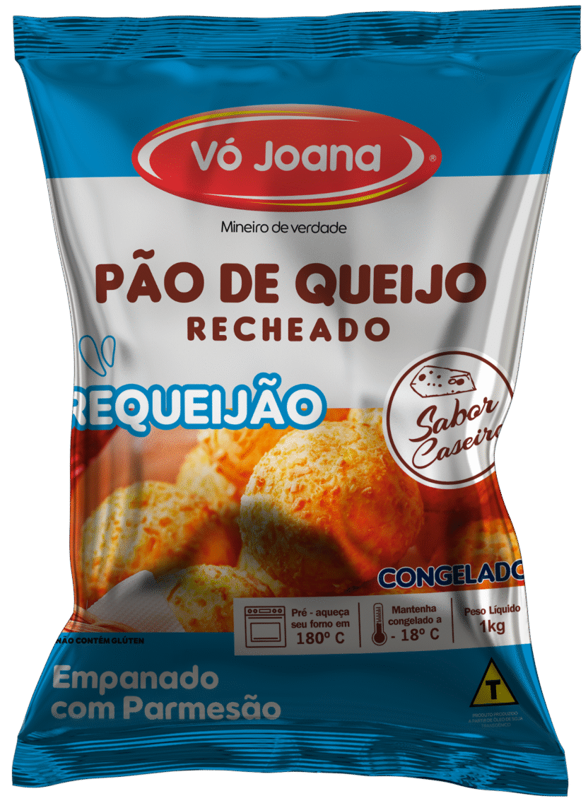 Pão de Queijo Recheado Vó Joana – Requeijão